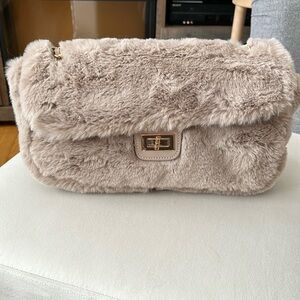 Faux Fur Handbag